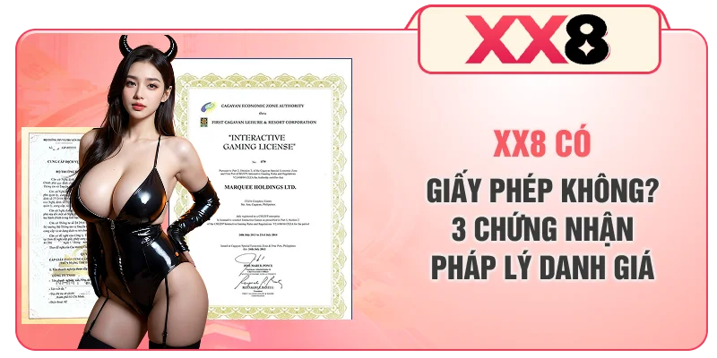 XX8 Có Giấy Phép Không? 3 Chứng Nhận Pháp Lý Danh Giá