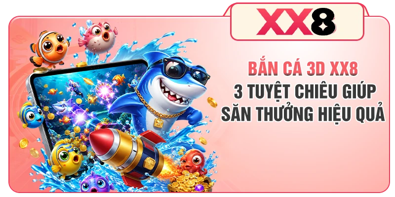 Bắn Cá 3D XX8 - 3 Tuyệt Chiêu Giúp Săn Thưởng Hiệu Quả