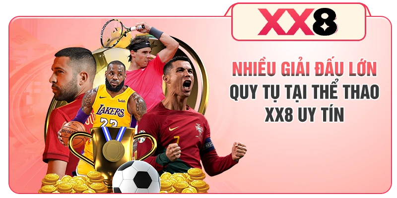 Nhiều giải đấu lớn quy tụ tại thể thao XX8 uy tín